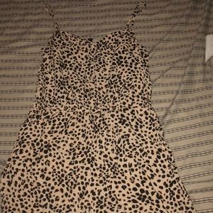 Leopard print romper